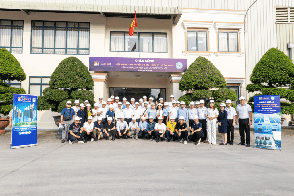 DÂY CÁP ĐIỆN LION ĐÓN TIẾP HIỆP HỘI DOANH NGHIỆP CƠ KHÍ – ĐIỆN TP. HCM (HAMEE) THAM QUAN NHÀ MÁY 
