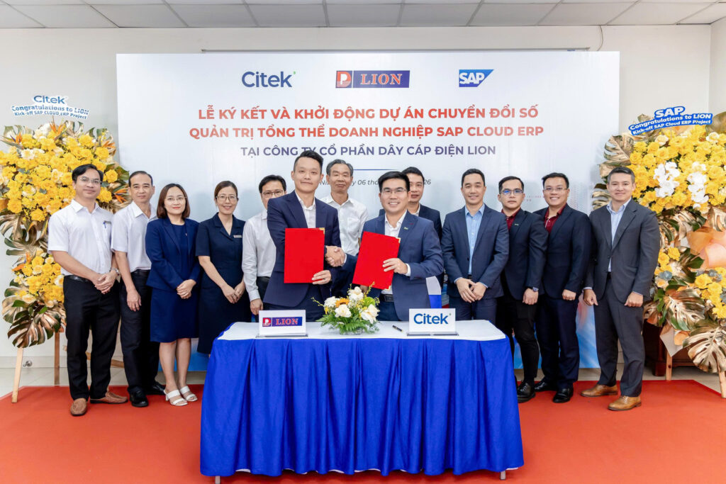LION KHỞI ĐỘNG DỰ ÁN SAP CLOUD ERP, KIẾN TẠO HỆ THỐNG QUẢN TRỊ HIỆN ĐẠI CÙNG CITEK